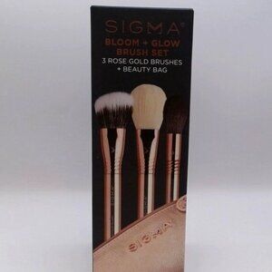 Sigma Beauty 4-Pc. Bloom + Glow Brush Set, BRAND NEW IN BOX
